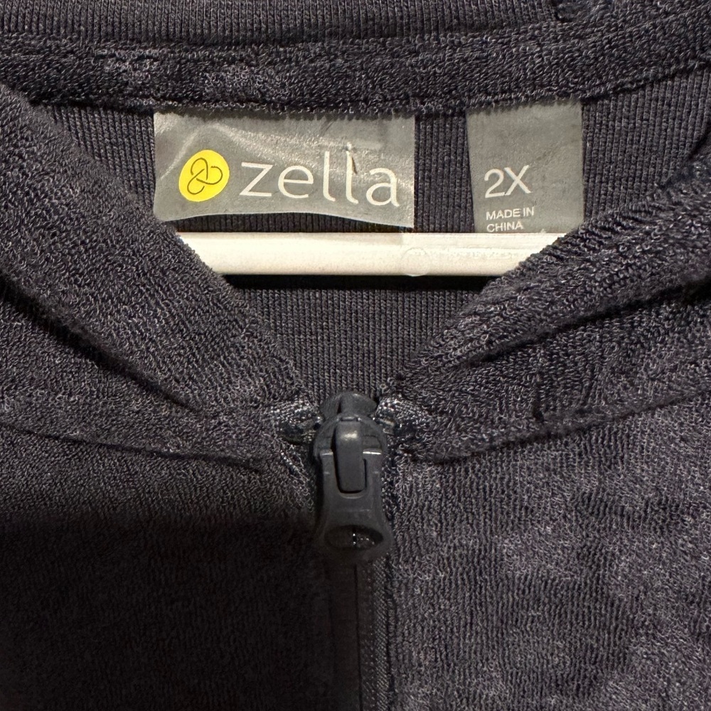 NWT Zella soft terry zip up hoodie - Picture 7 of 9